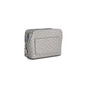 Calvin Klein Hailey Monogram Crossbody Bag in Ivory